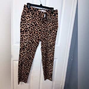 Leopard Capris Pants